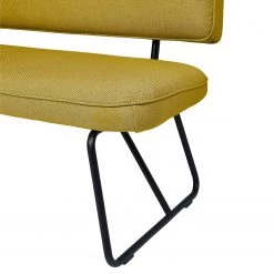 Tom Tailor Banc Tube III - Chenille / Métal - Jaune curry -Meubles de salle à manger Soldes Magasin 1000346933 220511 040 DETAILS P000000001000346933