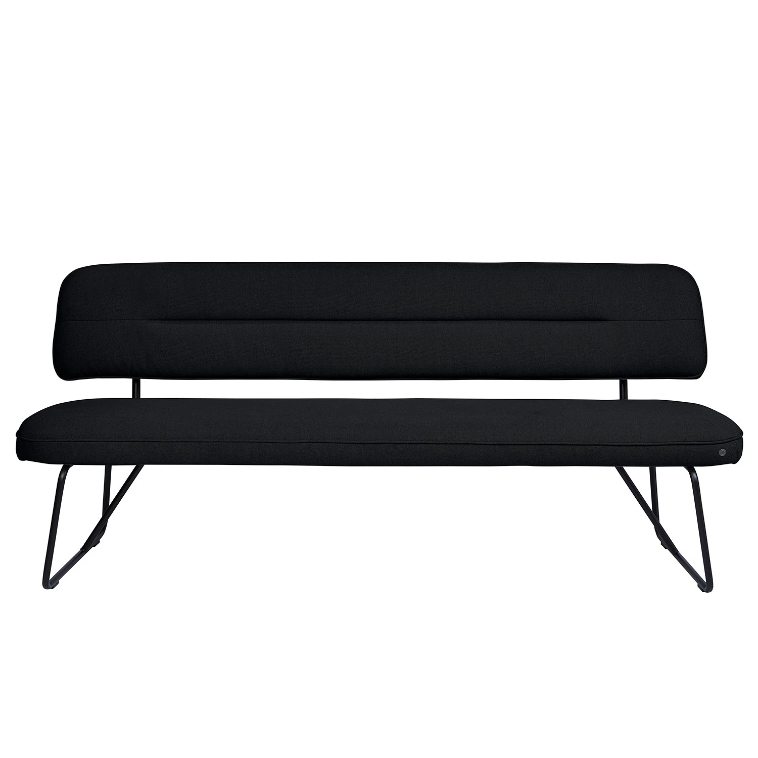 Tom Tailor Banc Tube II - Tissu / Métal - Noir 2 Tom Tailor Banc Tube II - Tissu / Métal - Noir – Image 2