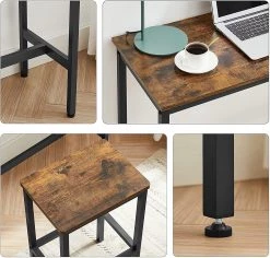 Red Living Ensemble de bar Sintang (3 éléments) - Imitation bois recyclé / Noir 17 Red Living Ensemble de bar Sintang (3 éléments) - Imitation bois recyclé / Noir -Meubles de salle à manger Soldes Magasin 1000347217 220513 040 DETAILS P000000001000347217