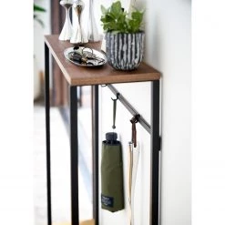 Yamazaki Console Tower - Frêne massif / Métal - Noir -Meubles de salle à manger Soldes Magasin 1000347253 220505 033 DETAILS P000000001000347253