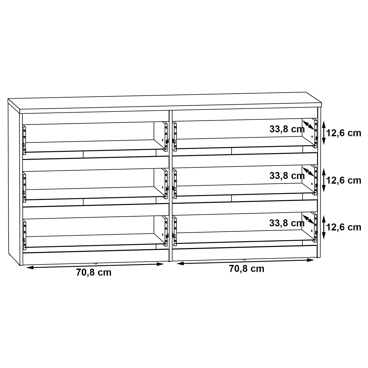 Loftscape Enfilade Optima II - Imitation chêne de Sonoma 4 Loftscape Enfilade Optima II - Imitation chêne de Sonoma – Image 4