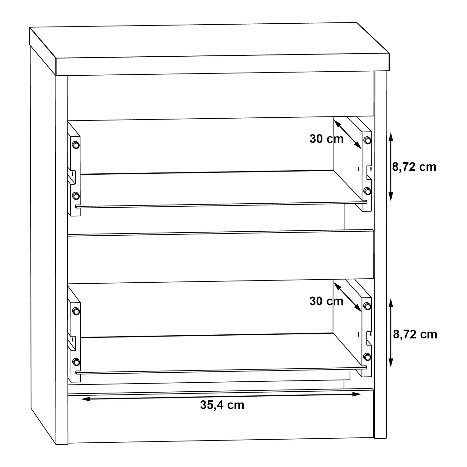 Loftscape Commode Optima I - Blanc mat 4 Loftscape Commode Optima I - Blanc mat – Image 4