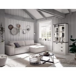 Ridgevalley Vaisselier Shutter I - Imitation pin blanc 17 Ridgevalley Vaisselier Shutter I - Imitation pin blanc -Meubles de salle à manger Soldes Magasin 1000348681 220505 025 MOOD DETAILS P000000001000348681 mood