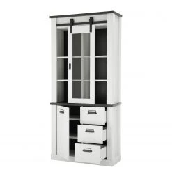 Ridgevalley Vaisselier Shutter I - Imitation pin blanc 19 Ridgevalley Vaisselier Shutter I - Imitation pin blanc -Meubles de salle à manger Soldes Magasin 1000348681 220505 040 DETAILS P000000001000348681