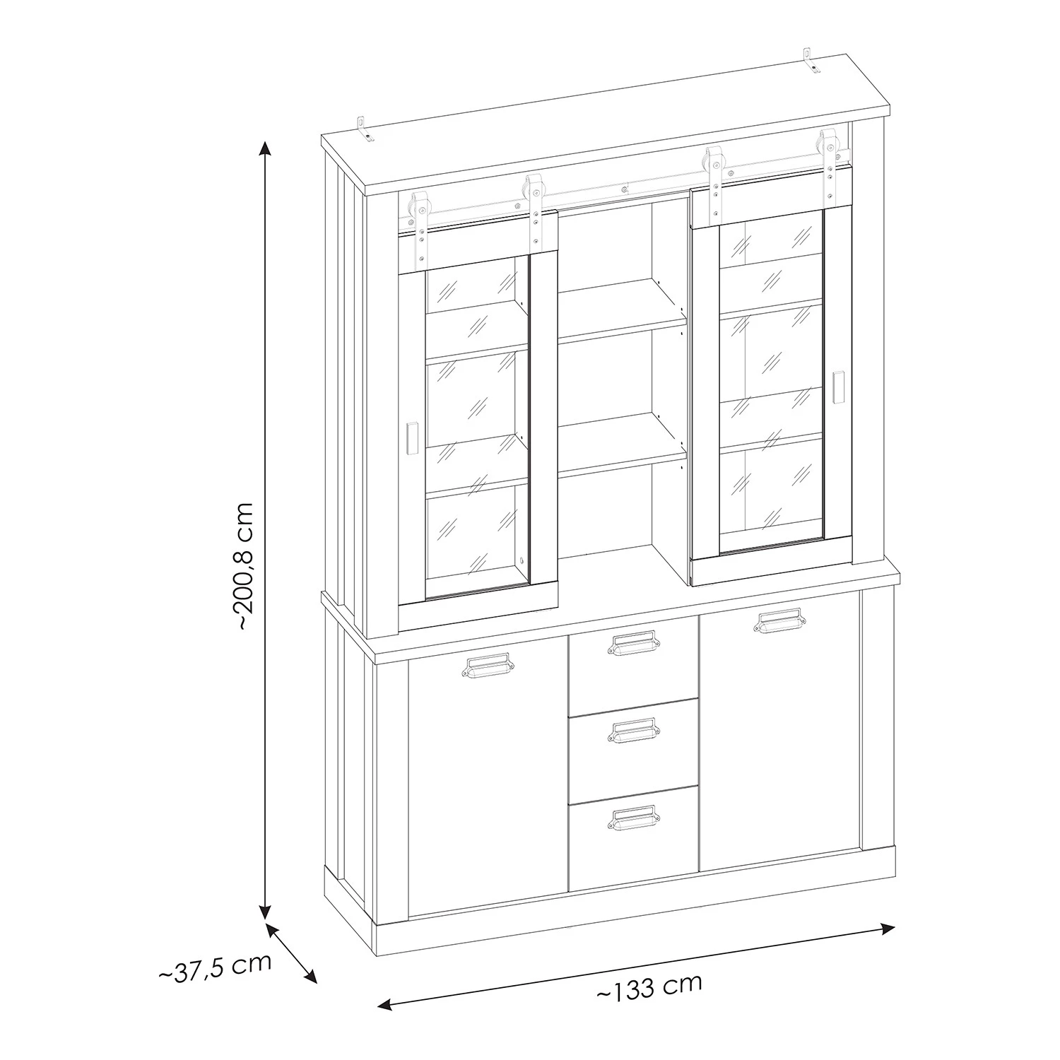 Ridgevalley Vaisselier Shutter II - Imitation pin blanc 7 Ridgevalley Vaisselier Shutter II - Imitation pin blanc – Image 7