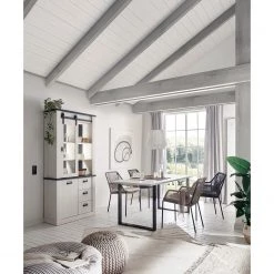 Ridgevalley Table Shutter - Imitation pin blanc -Meubles de salle à manger Soldes Magasin 1000348684 220505 023 MOOD DETAILS P000000001000348684 mood