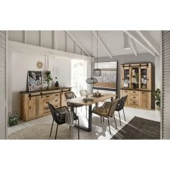 Ridgevalley Vaisselier Shutter II - Imitation chêne -Meubles de salle à manger Soldes Magasin 1000348701 220505 021 MOOD DETAILS P000000001000348701 mood