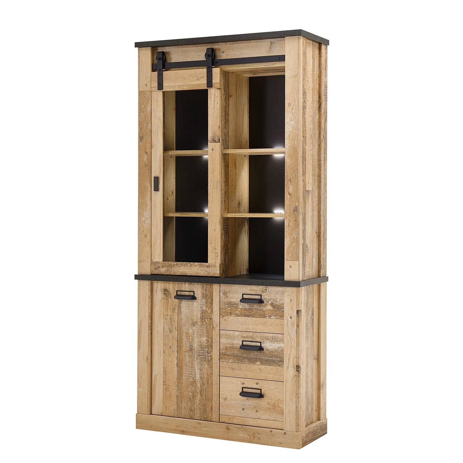 Ridgevalley Vaisselier Shutter I - Imitation chêne 1 Ridgevalley Vaisselier Shutter I - Imitation chêne