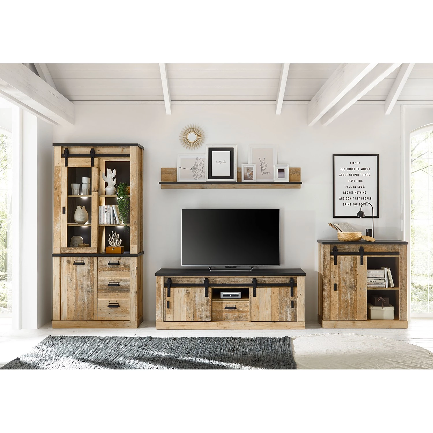 Ridgevalley Vaisselier Shutter I - Imitation chêne 4 Ridgevalley Vaisselier Shutter I - Imitation chêne – Image 4