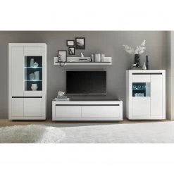 Loftscape Vitrine haute Accra - Blanc / Anthracite -Meubles de salle à manger Soldes Magasin 1000348825 220506 022 MOOD DETAILS P000000001000348825 mood