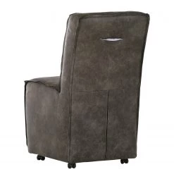 Red Living Chaise capitonnée Rachid - Vert olive foncé -Meubles de salle à manger Soldes Magasin 1000352056 220520 030 DETAILS P000000001000352056