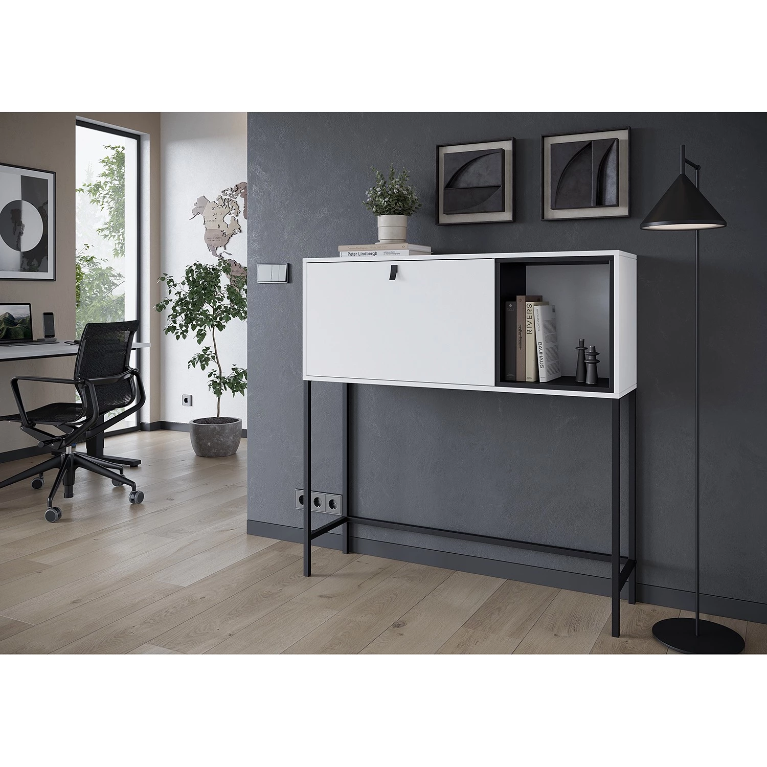 Germania Console Wigston - Blanc 2 Germania Console Wigston - Blanc – Image 2