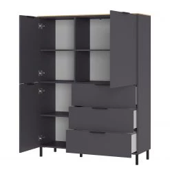 Germania Buffet haut California - Graphite -Meubles de salle à manger Soldes Magasin 1000352103 220512 031 DETAILS P000000001000352103