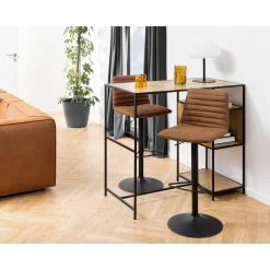Loftscape Chaises de bar Kimmy (lot de 2) - Cognac -Meubles de salle à manger Soldes Magasin 1000353349 220614 021 MOOD DETAILS P000000001000353349 mood