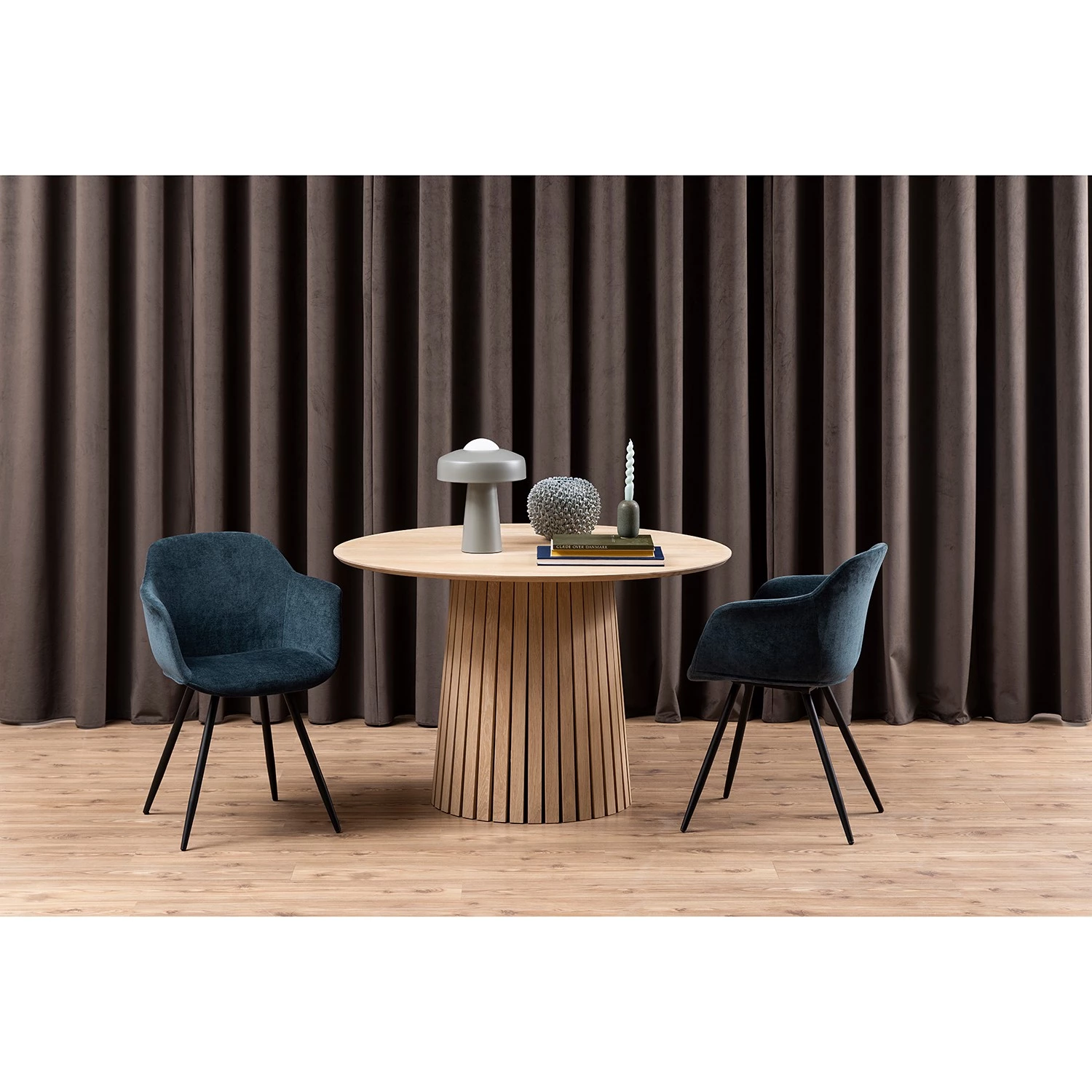 Naturoo Table Christo - Partiellement en chêne massif - Chêne 2 Naturoo Table Christo - Partiellement en chêne massif - Chêne – Image 2