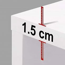 Loftscape Étagère Towanda - Blanc -Meubles de salle à manger Soldes Magasin 1000353403 220601 501 SKETCH DETAILS P000000001000353403 sketch