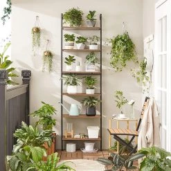 Red Living Étagère Crosshill III - Marron / Noir -Meubles de salle à manger Soldes Magasin 1000353408 220601 021 MOOD DETAILS P000000001000353408 mood