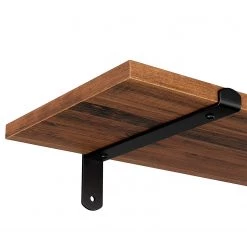 Red Living Tablettes murales Crossville II (lot 2) - Marron / Noir -Meubles de salle à manger Soldes Magasin 1000353409 220601 032 DETAILS P000000001000353409