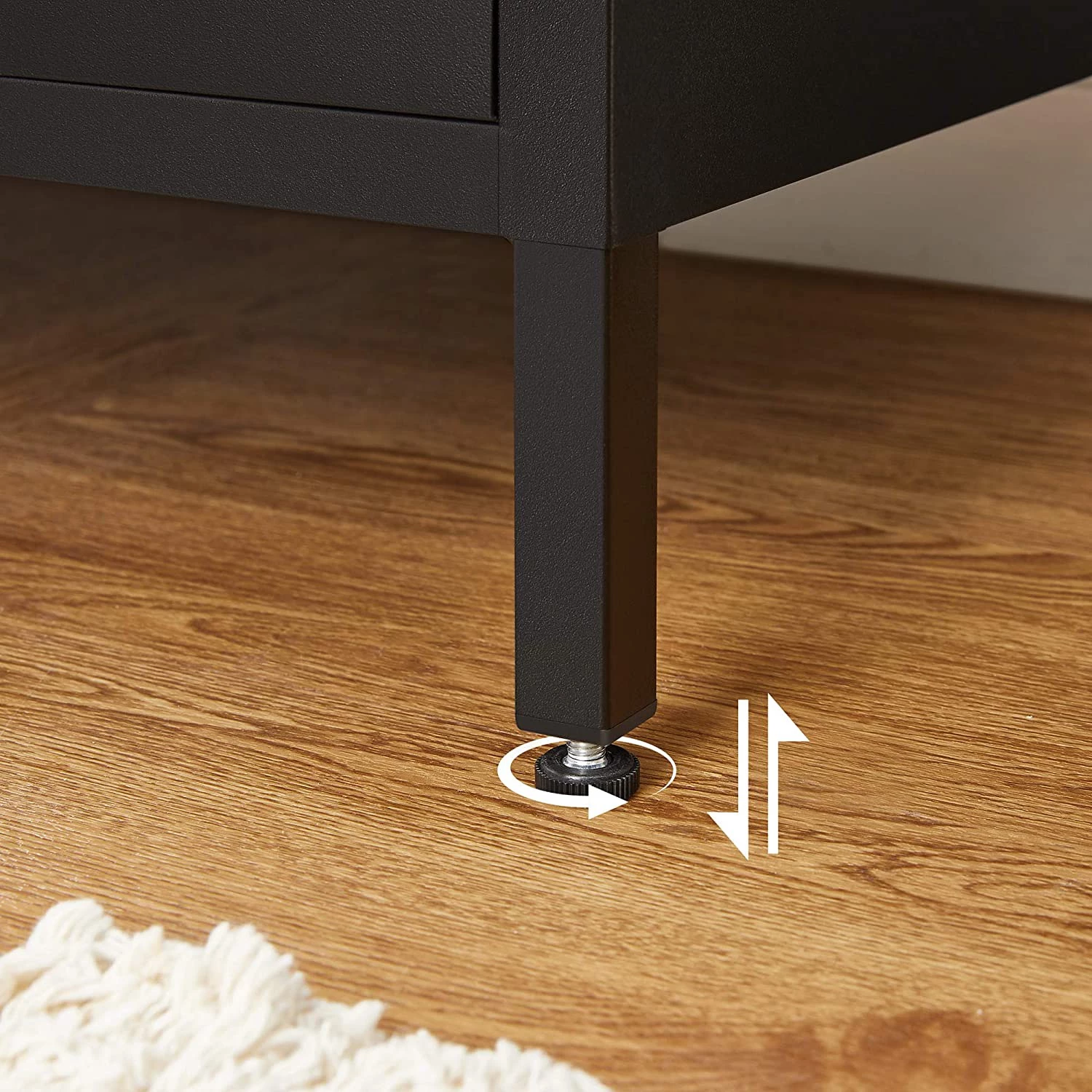 Red Living Buffet Ferris Wheel - Métal - Marron / Noir 6 Red Living Buffet Ferris Wheel - Métal - Marron / Noir – Image 6