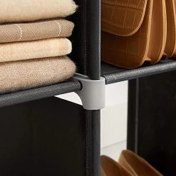 Loftscape Étagère Waledas - Noir / Gris -Meubles de salle à manger Soldes Magasin 1000353420 220601 030 DETAILS P000000001000353420