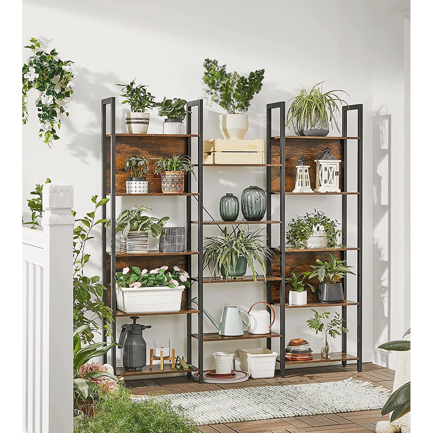 Red Living Étagère Leesville IV - Marron / Noir 2 Red Living Étagère Leesville IV - Marron / Noir – Image 2