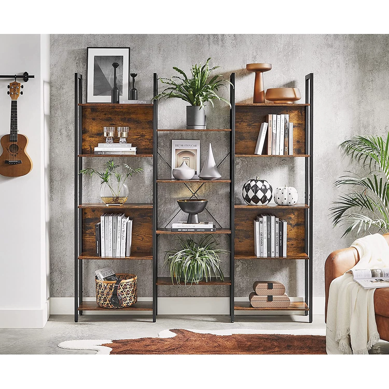 Red Living Étagère Leesville IV - Marron / Noir 3 Red Living Étagère Leesville IV - Marron / Noir – Image 3