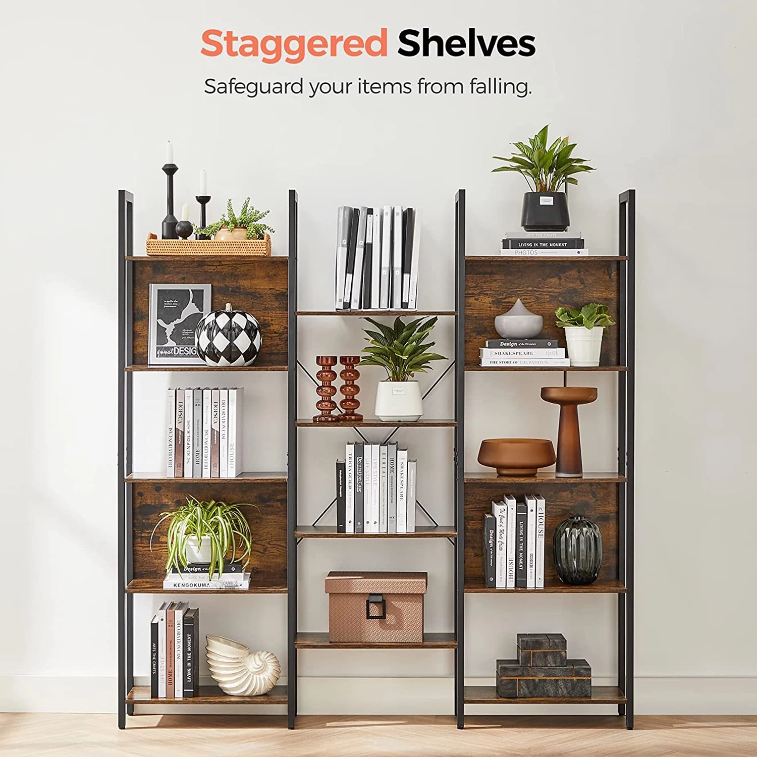 Red Living Étagère Leesville IV - Marron / Noir 8 Red Living Étagère Leesville IV - Marron / Noir – Image 8