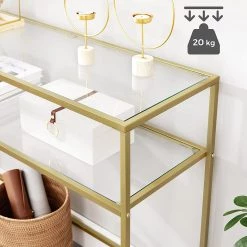 Loftscape Console Poygan I - Doré -Meubles de salle à manger Soldes Magasin 1000353443 220601 030 DETAILS P000000001000353443