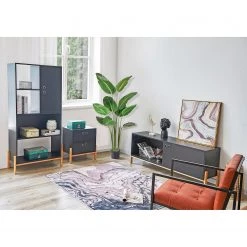 Norrwood Étagère Caborn - Noir / Pin 8 Norrwood Étagère Caborn - Noir / Pin -Meubles de salle à manger Soldes Magasin 1000355282 220603 021 MOOD DETAILS P000000001000355282 mood