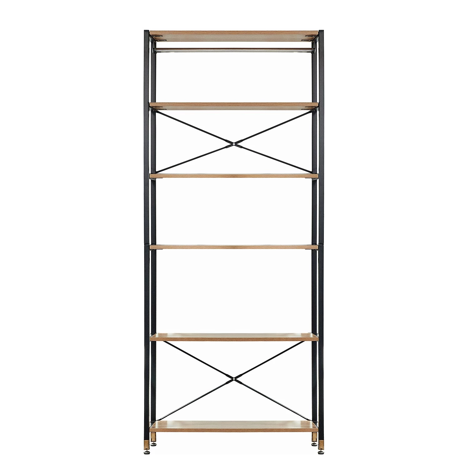 Red Living Étagère Ruoms III - Imitation acacia / Noir 3 Red Living Étagère Ruoms III - Imitation acacia / Noir – Image 3