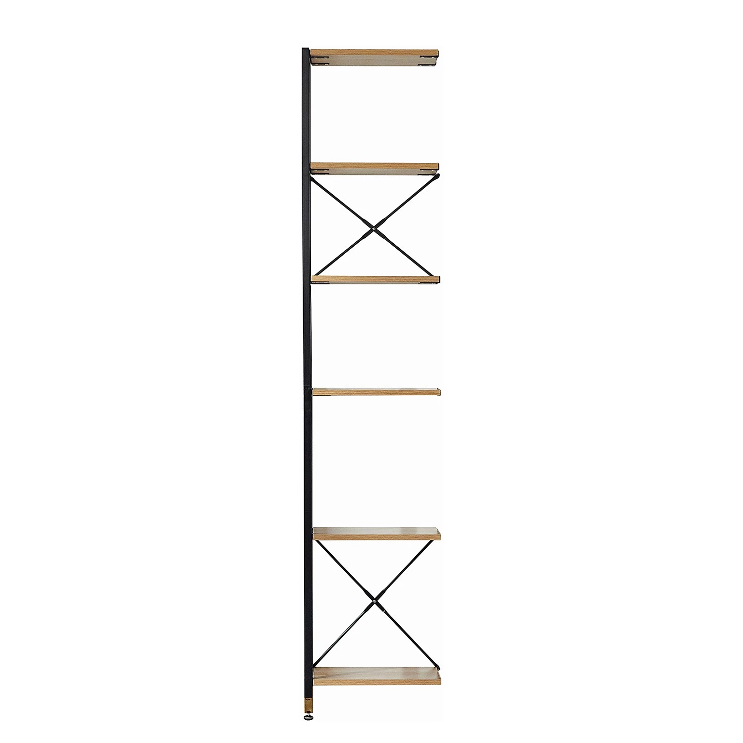 Red Living Étagère Ruoms II - Imitation acacia / Noir 4 Red Living Étagère Ruoms II - Imitation acacia / Noir – Image 4
