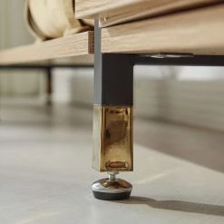 Red Living Étagère Ruoms V - Imitation acacia / Noir -Meubles de salle à manger Soldes Magasin 1000355291 220603 033 DETAILS P000000001000355291