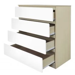 Norrwood Commode Splendid Night - Blanc brillant / Imitation chêne Sonoma 10 Norrwood Commode Splendid Night - Blanc brillant / Imitation chêne Sonoma -Meubles de salle à manger Soldes Magasin 1000355300 220603 031 DETAILS P000000001000355300