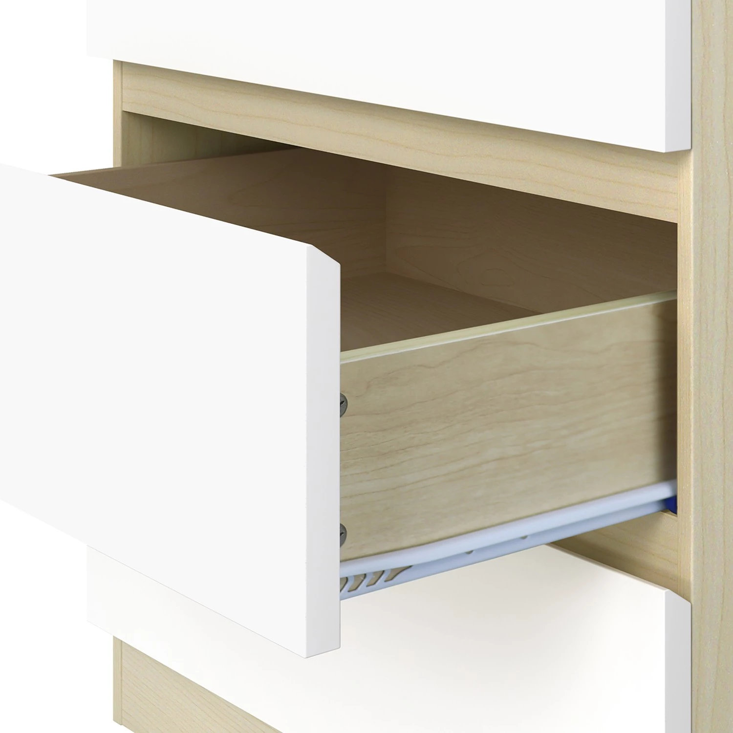 Norrwood Commode Splendid Night - Blanc brillant / Imitation chêne Sonoma 6 Norrwood Commode Splendid Night - Blanc brillant / Imitation chêne Sonoma – Image 6