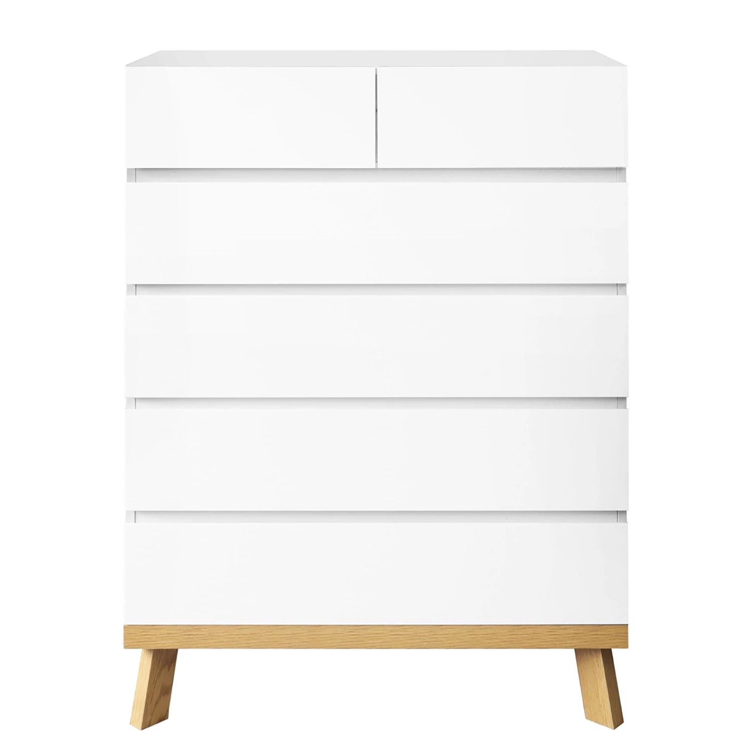 Norrwood Commode Skön - Blanc / Imitation chêne 3 Norrwood Commode Skön - Blanc / Imitation chêne – Image 3