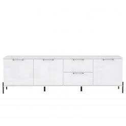 Loftscape Buffet Ozora III - Blanc brillant / Blanc mat -Meubles de salle à manger Soldes Magasin 1000356706 220603 030 DETAILS P000000001000356706