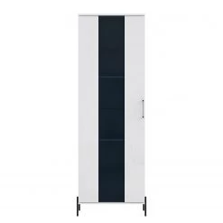 Loftscape Vitrine Ozora - Blanc brillant / Blanc mat -Meubles de salle à manger Soldes Magasin 1000356714 220603 030 DETAILS P000000001000356714