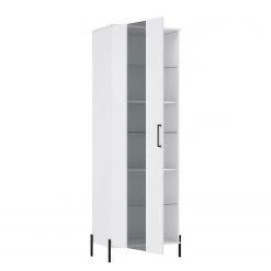 Loftscape Vitrine Ozora - Blanc brillant / Blanc mat -Meubles de salle à manger Soldes Magasin 1000356714 220603 032 DETAILS P000000001000356714