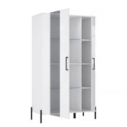 Loftscape Armoire Ozora - Blanc brillant / Blanc mat -Meubles de salle à manger Soldes Magasin 1000356716 220603 032 DETAILS P000000001000356716