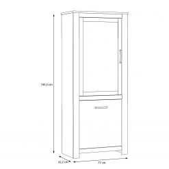 Loftscape Vitrine Verolme - Imitation chêne 10 Loftscape Vitrine Verolme - Imitation chêne -Meubles de salle à manger Soldes Magasin 1000356717 220603 500 SKETCH DETAILS P000000001000356717 sketch