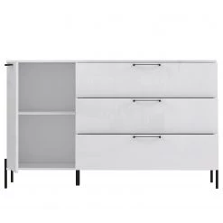 Loftscape Buffet Ozora I - Blanc brillant / Blanc mat -Meubles de salle à manger Soldes Magasin 1000356721 220603 031 DETAILS P000000001000356721