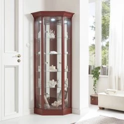 Ridgevalley Vitrine d’angle Loroux - Avec éclairage inclus - Imitation Mahagoni 9 Ridgevalley Vitrine d’angle Loroux - Avec éclairage inclus - Imitation Mahagoni -Meubles de salle à manger Soldes Magasin 1000357372 220609 021 MOOD DETAILS P000000001000357372 mood