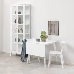 Mørteens Table pliante Rigby - Extensible - Blanc -Meubles de salle à manger Soldes Magasin 1000357418 220621 023 MOOD DETAILS P000000001000357418 mood