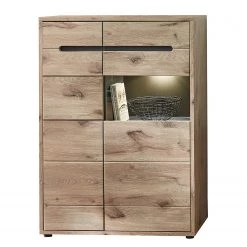 Loftscape Commode Tallard - Avec éclairage - Imitation chêne / Graphite