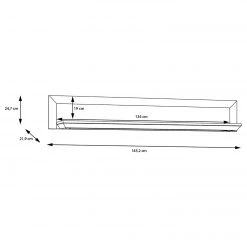 Ridgevalley Meuble TV New Dessa - Imitation pin blanc -Meubles de salle à manger Soldes Magasin 1000357983 220616 500 SKETCH DETAILS P000000001000357983 sketch