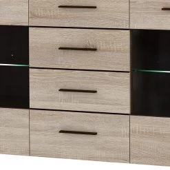 Loftscape Buffet Taradale - Avec éclairage inclus - Imitation chêne Sonoma 9 Loftscape Buffet Taradale - Avec éclairage inclus - Imitation chêne Sonoma -Meubles de salle à manger Soldes Magasin 1000357994 220616 041 DETAILS P000000001000357994