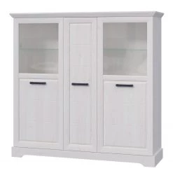 Ridgevalley Buffet haut New Dessa II - Imitation pin blanc