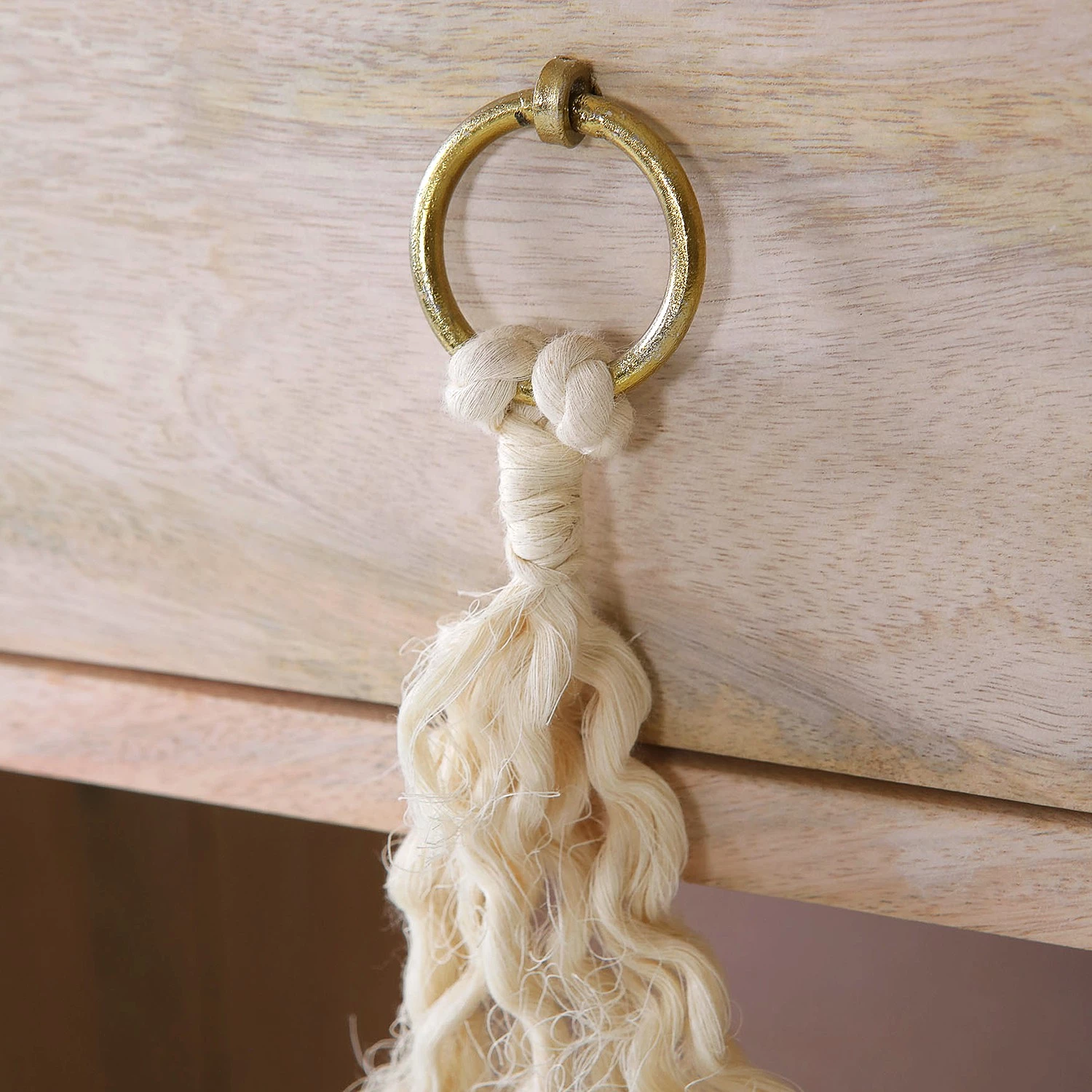 Ridgevalley Armoire Lumby - Manguier massif - Manguier clair / Gris 8 Ridgevalley Armoire Lumby - Manguier massif - Manguier clair / Gris – Image 8