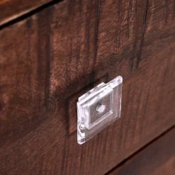 Red Living Commode Telados - Manguier massif / Métal - Manguier foncé / Noir -Meubles de salle à manger Soldes Magasin 1000359922 220621 040 DETAILS P000000001000359922