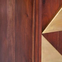 Red Living Buffet Aulnoy - Acacia massif / Métal - Acacia / Laiton -Meubles de salle à manger Soldes Magasin 1000359928 220621 060 DETAILS P000000001000359928